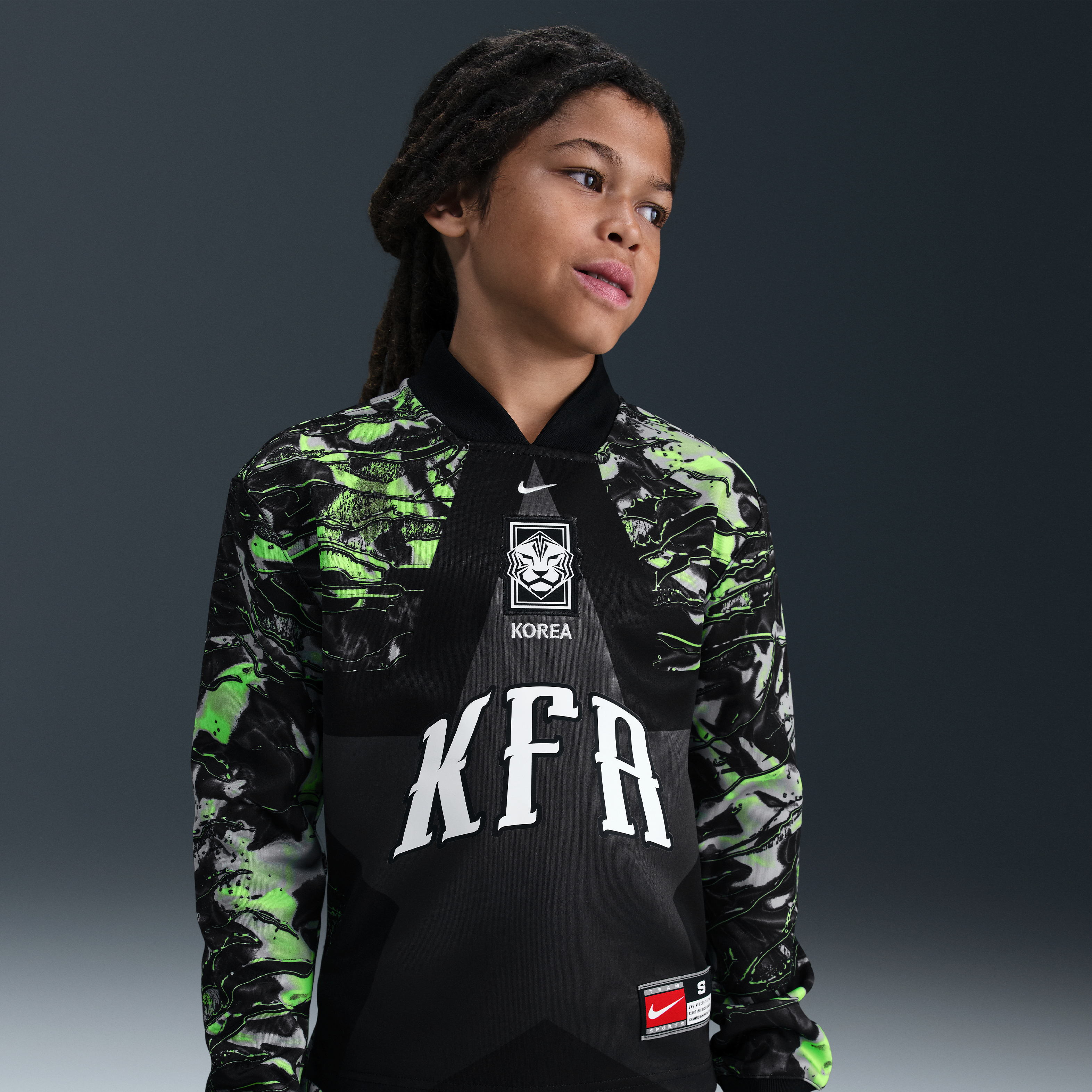 Nike Korea Hollywood Keeper Big Kids' Nike Dri-FIT Soccer Jersey